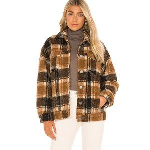 Apparis x REVOLVE Kris Jacket in Brown Flannel